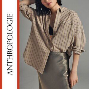 Anthropologie/Pilcro | Oversized Boyfriend Shirt